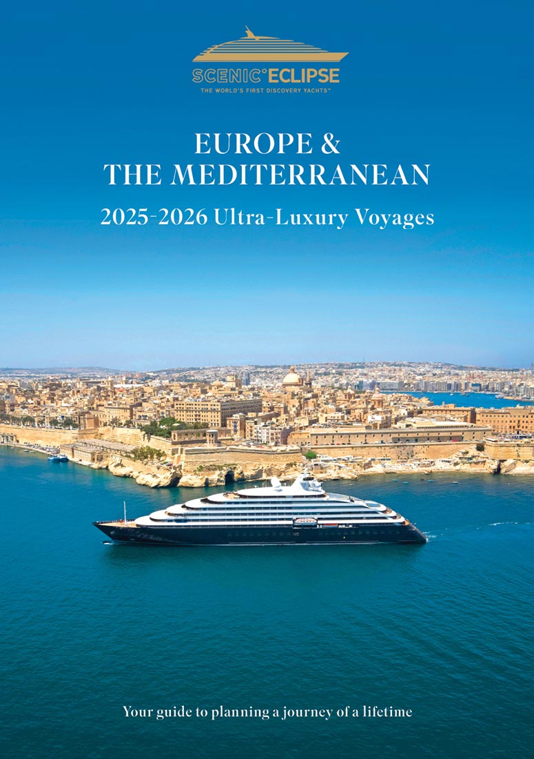Scenic Europe Mediterranean Ocean Cruise Brochure Cover