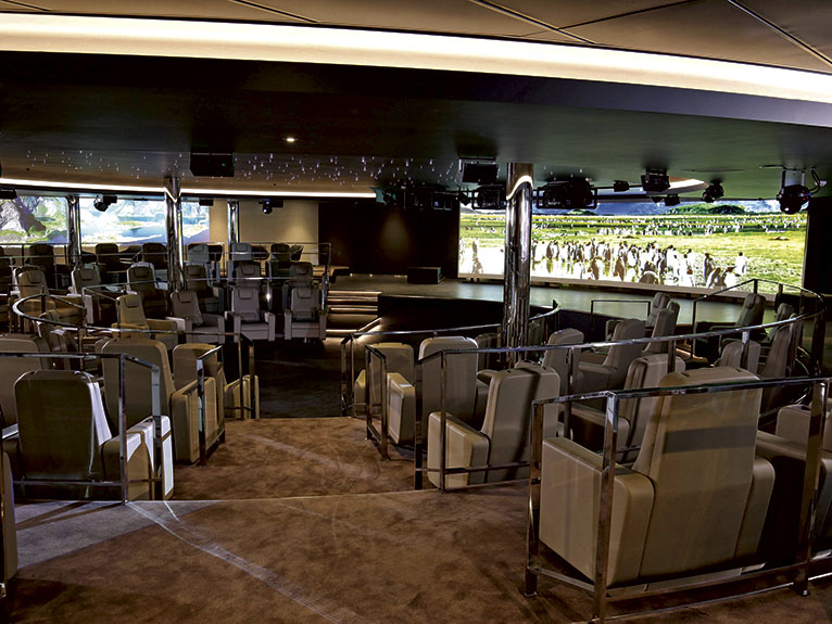 Lecture in the theatre