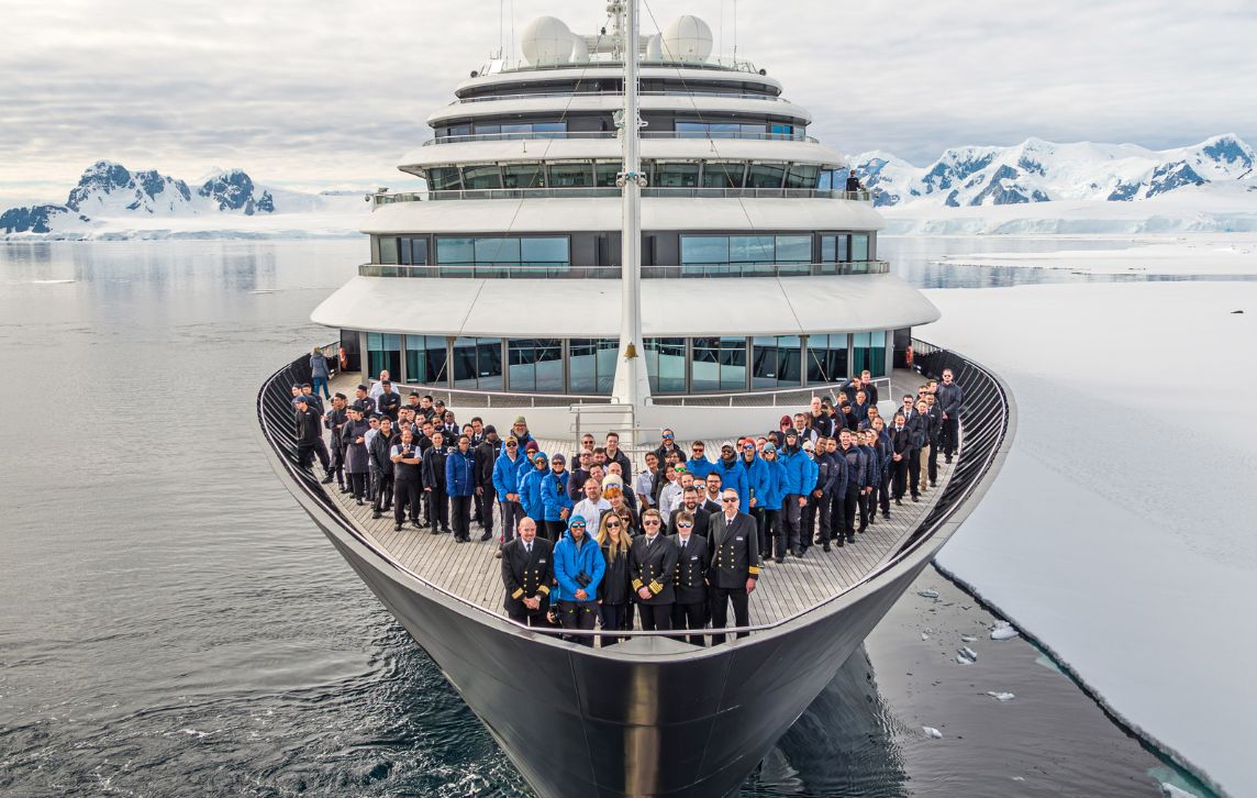 Scenic Eclipse on board team