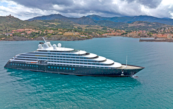 Super yacht in the Mediterranean