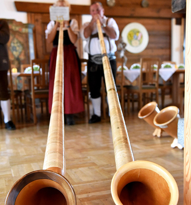 Traditional Alphorn, Montreux, Switzerland