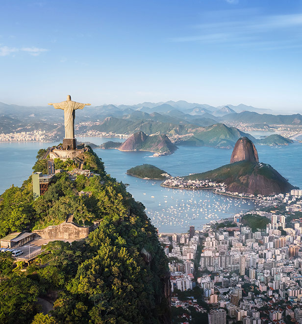 Christ the Redeemer over Rio de Janeiro, Brazil