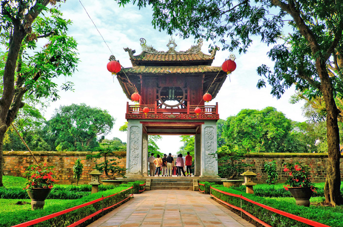 The Temple Van, Mieu Hanoi Vietnam