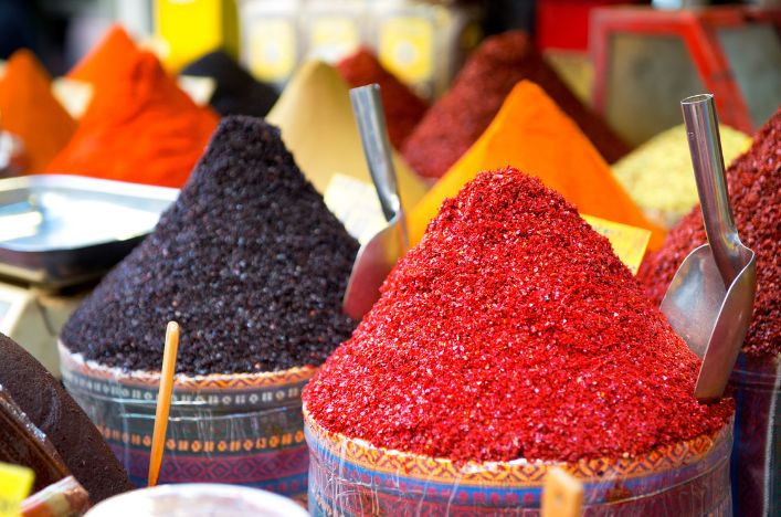 Spice Bazaar in Istanbul, Turkey