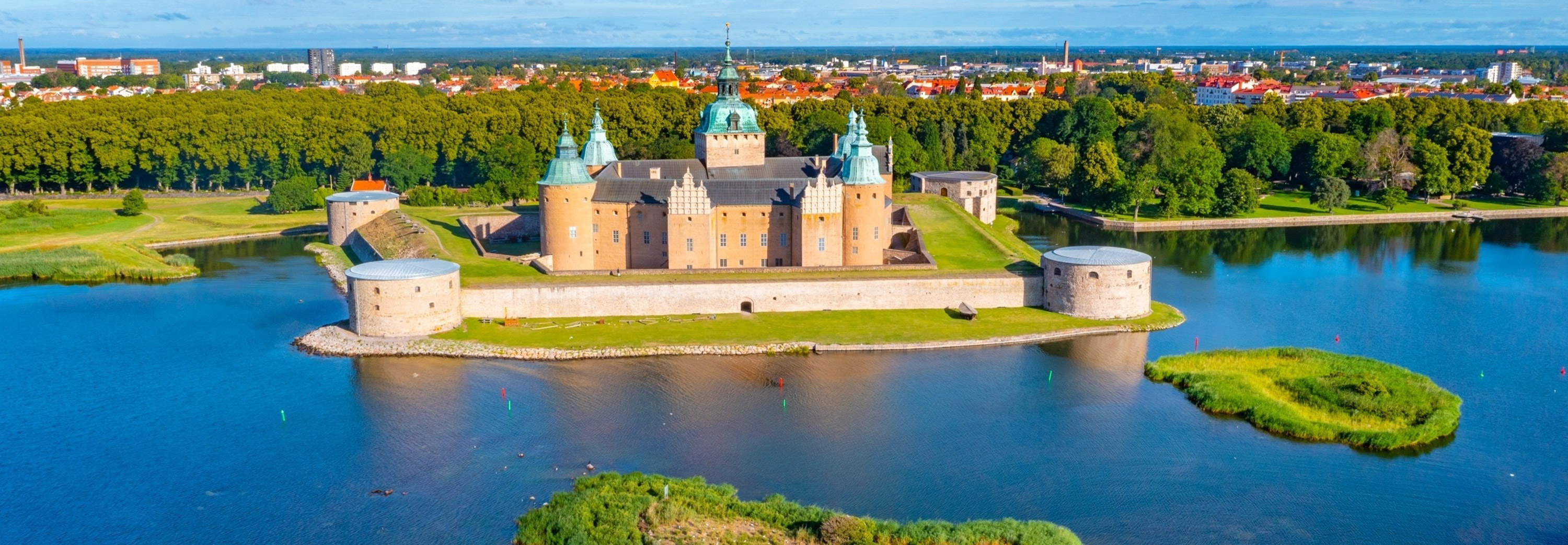 Step into history at Kalmar Castle, set against Sweden’s Baltic coast
