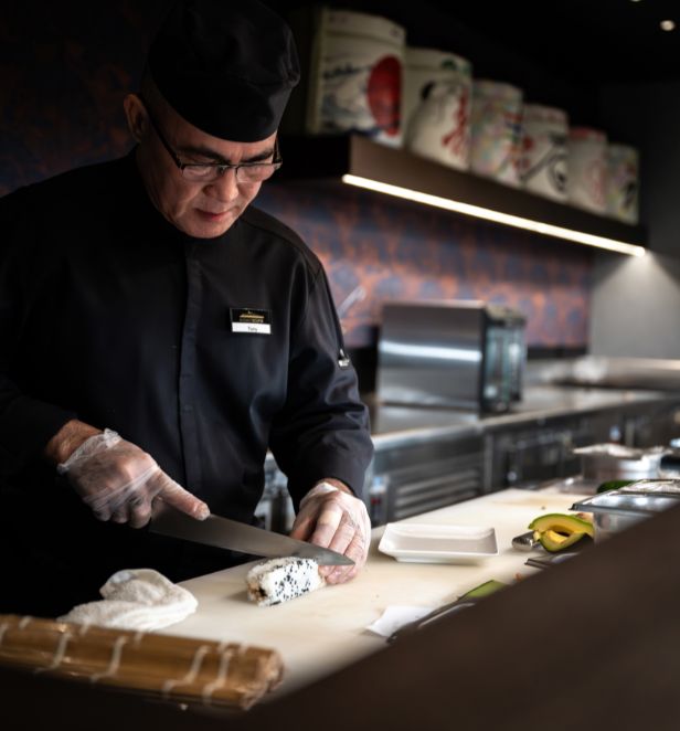 Sushi at Koko's on board Scenic Eclipse II