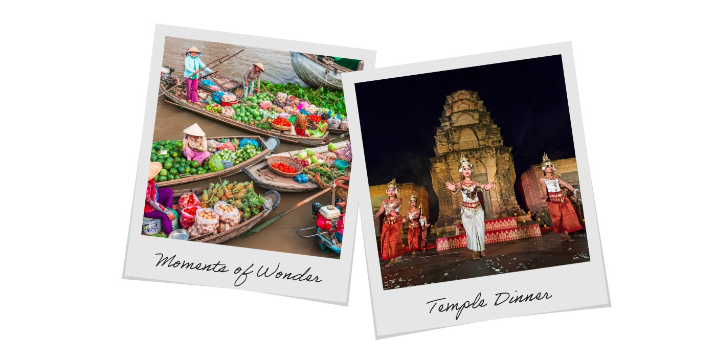 polaroids showing ARC river cruise memories 