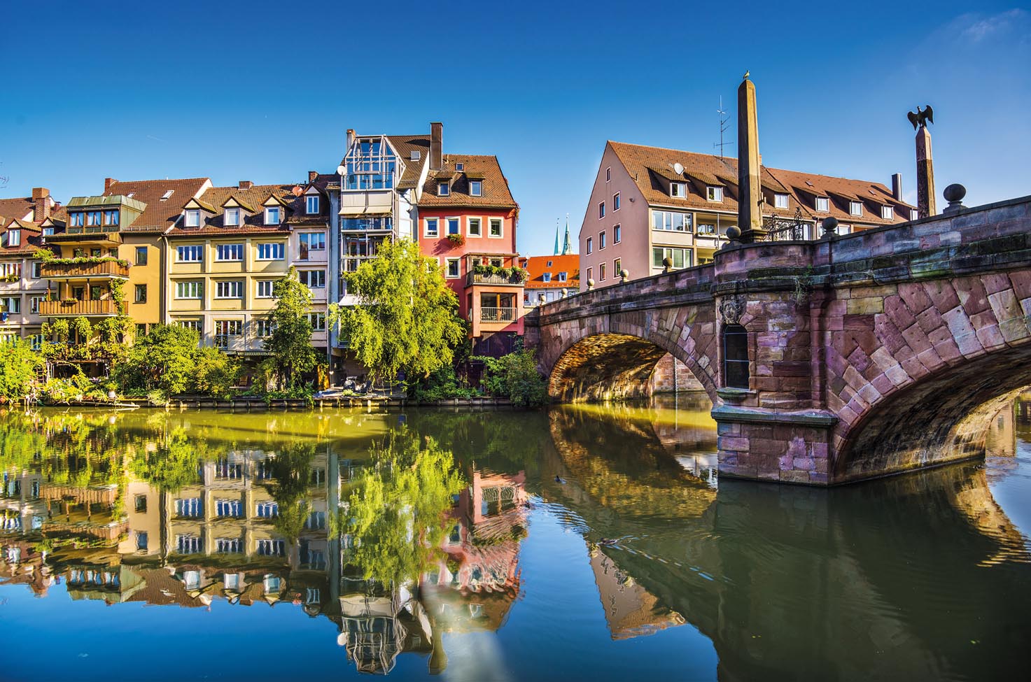 Old Town and Bridge in Nuremberg 