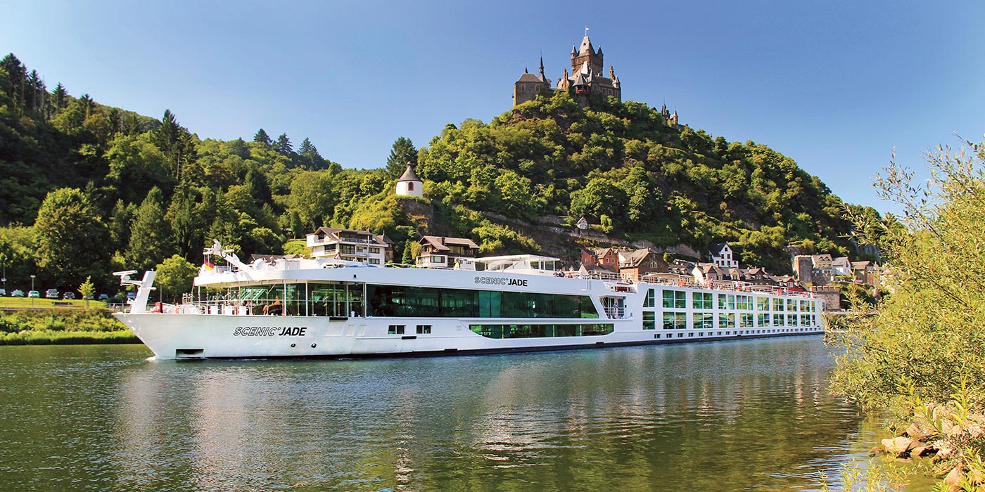Scenic Jade cruising in Germany 